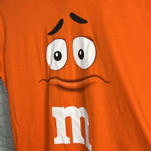 Orange M&M’s Tee Shirt Size 2xl euc Halloween Costume - Picture 2 of 5